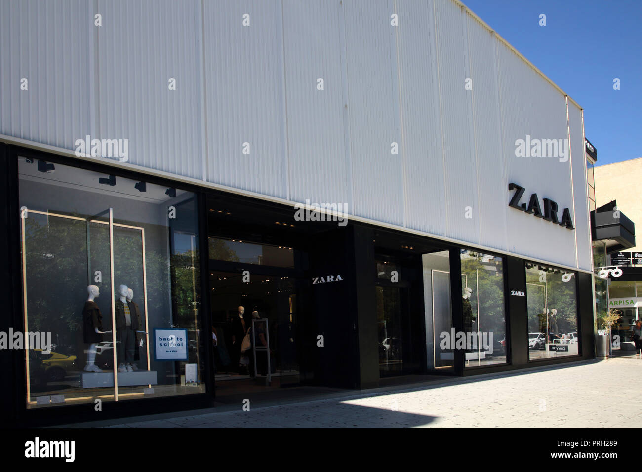 Glyfada Athens Greece Zara Clothes Shop Stock Photo - Alamy