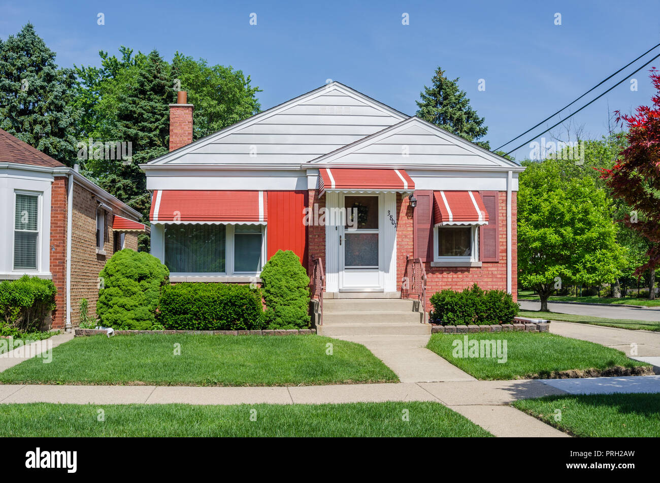 House on the Northwest side of Chicago Stock Photo Alamy