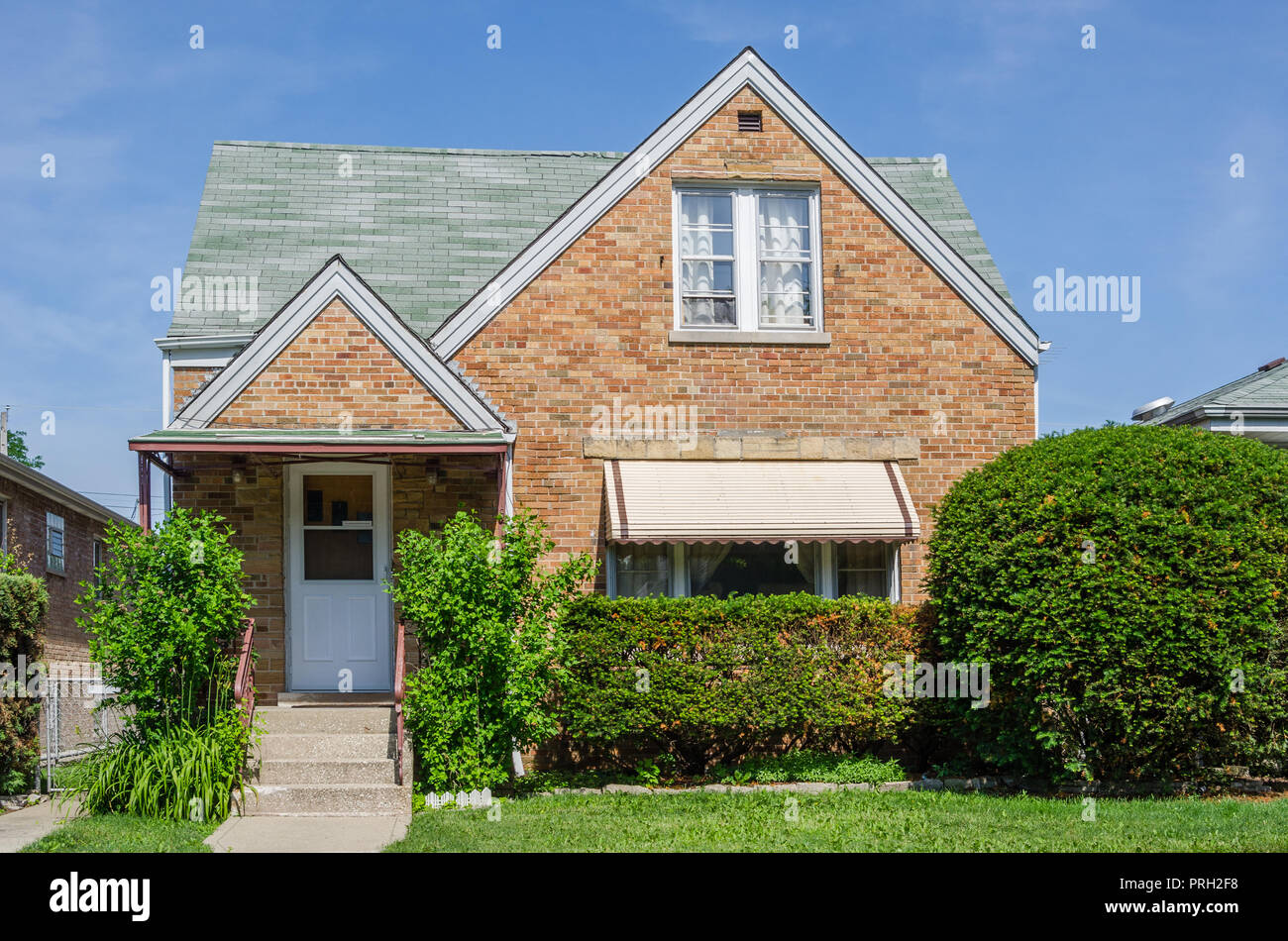 House on the Northwest side of Chicago Stock Photo Alamy