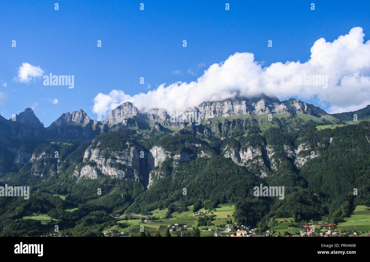 Switzerland mountains Stock Photo