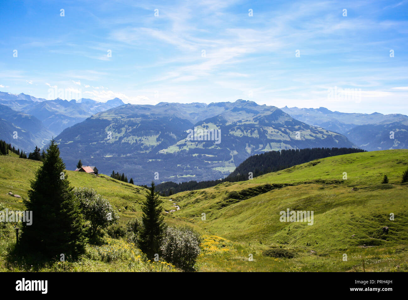 Switzerland mountains Stock Photo