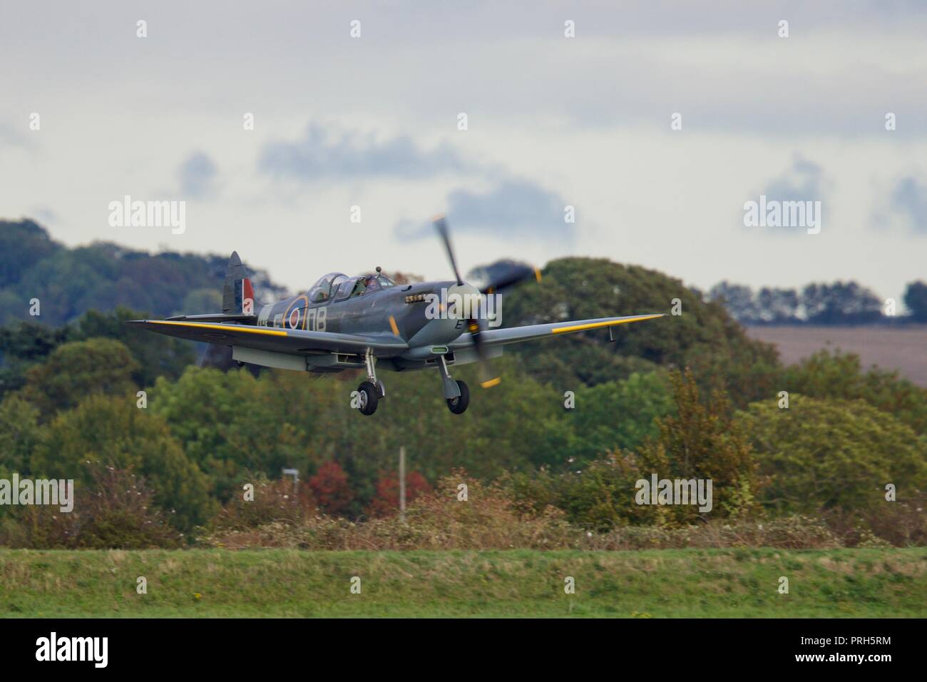 Supermarine Spitfire Mk IXT ‘Elizabeth’ Stock Photo
