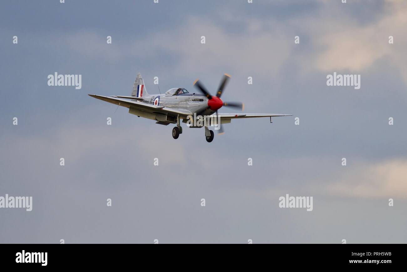 Supermarine Spitfire FR XVIIIe Stock Photo