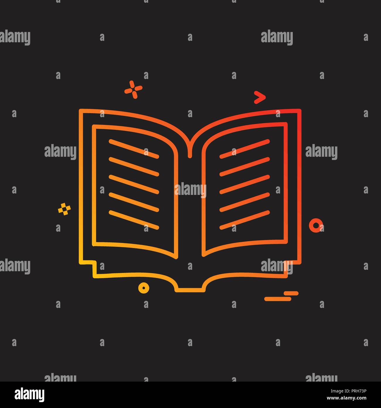 Book icon design vector Stock Vector Image & Art - Alamy