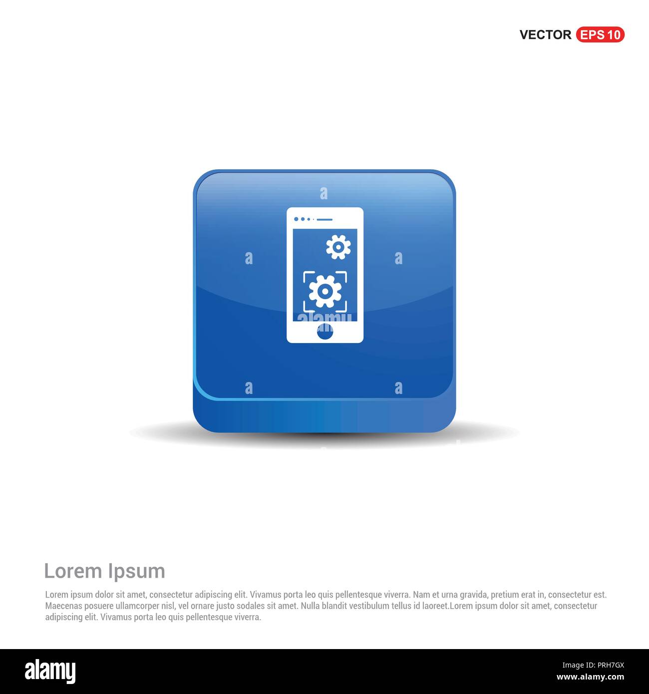 Network icon - 3d Blue Button Stock Vector Image & Art - Alamy
