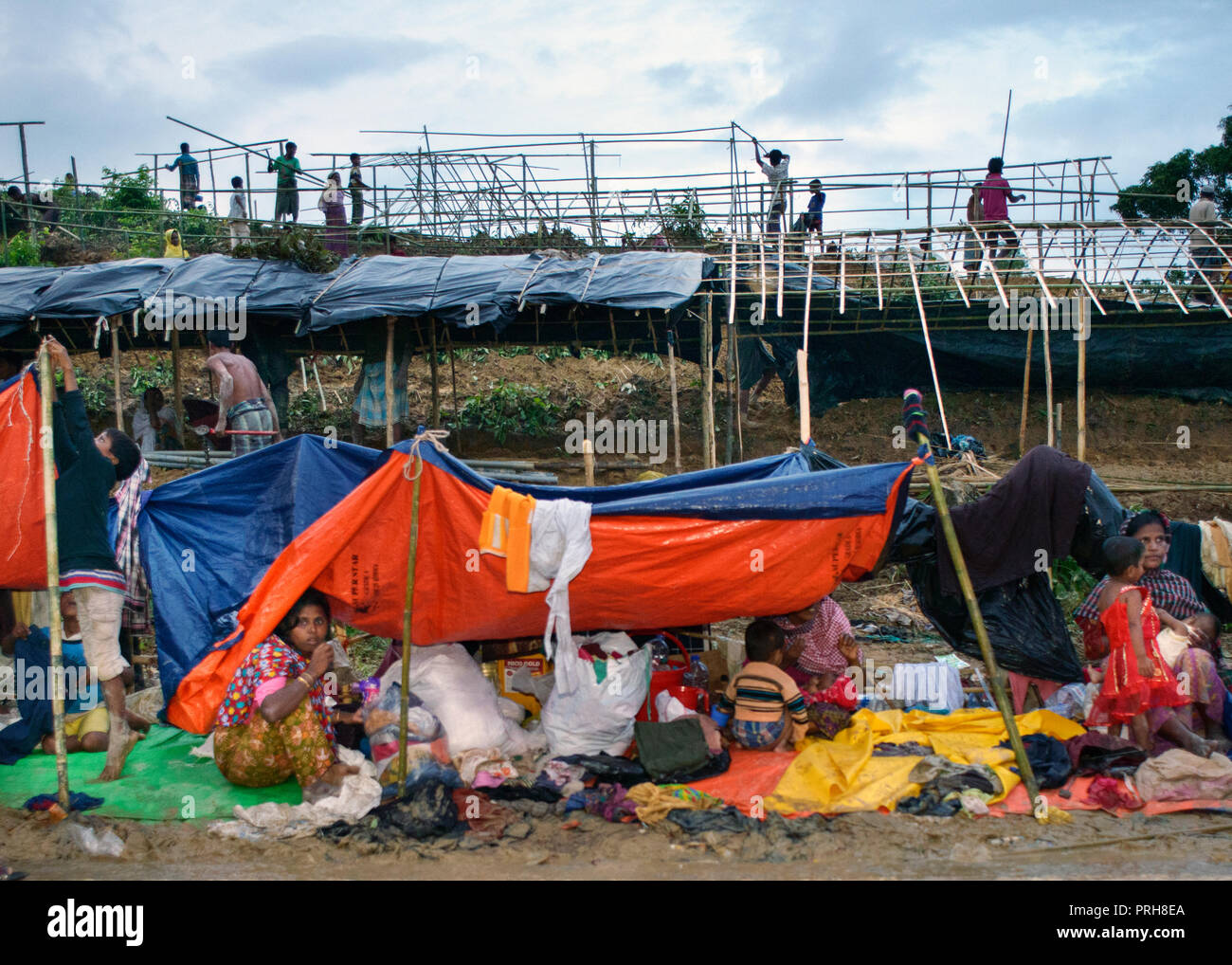 Rohingya refuges Stock Photo