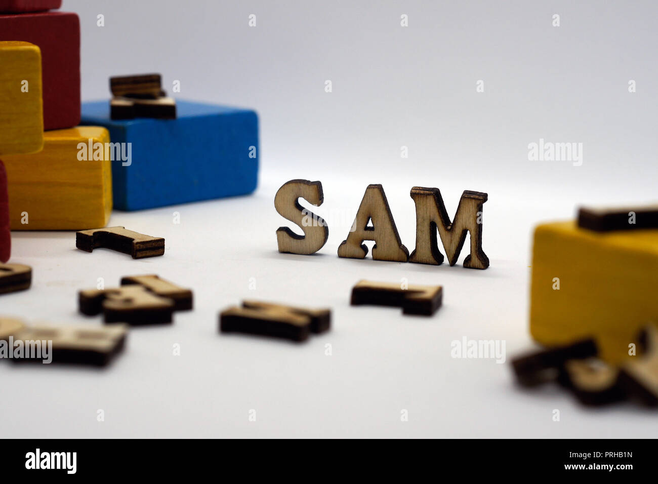 popular male first name sam Stock Photo