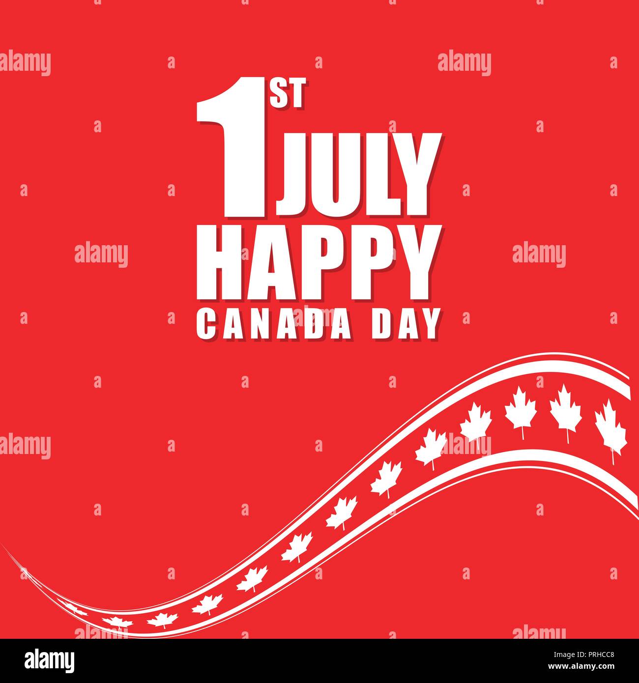 Canada independence day design card vector stock vector image art alamy