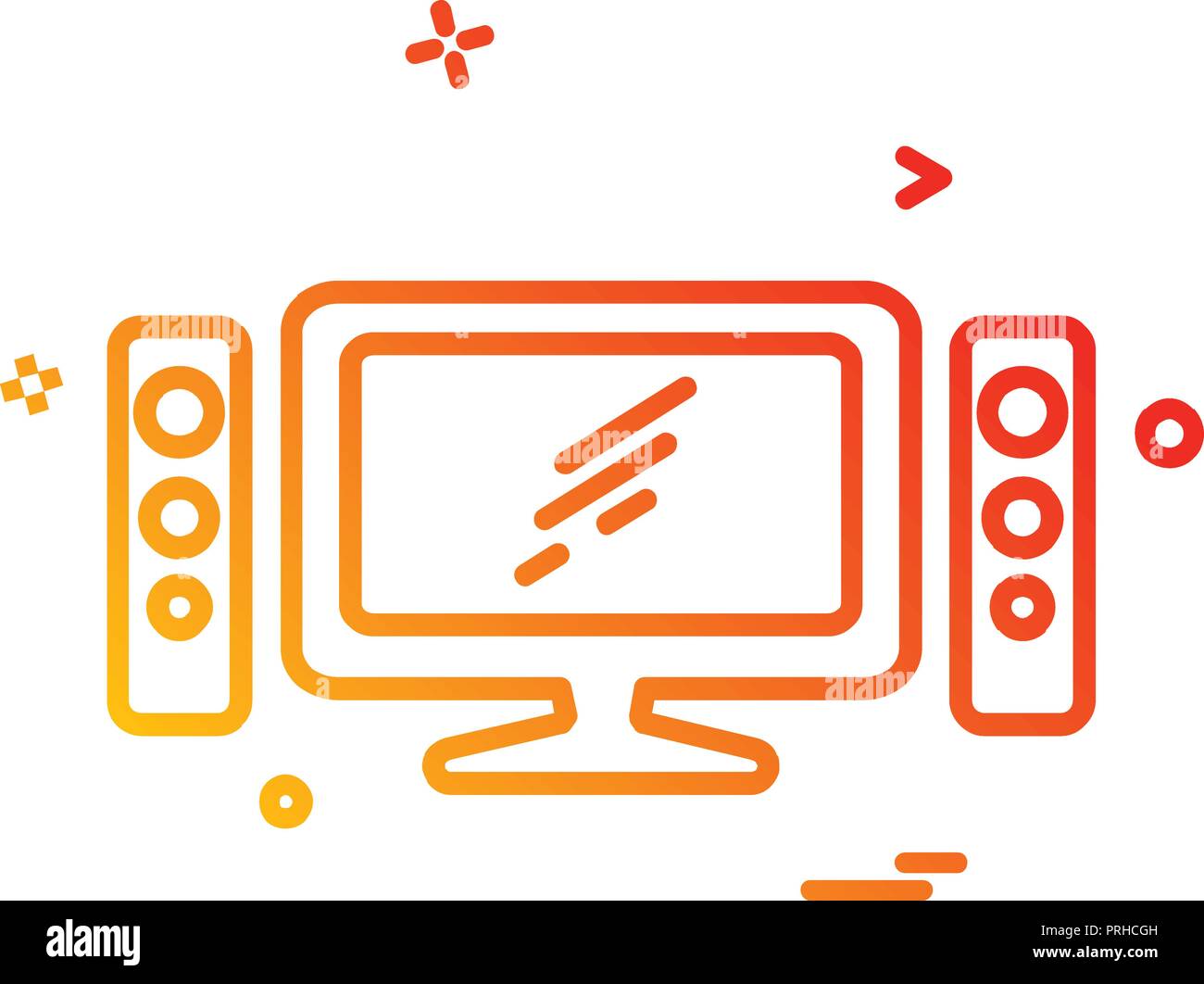 Computer icon design vector Stock Vector Image & Art - Alamy