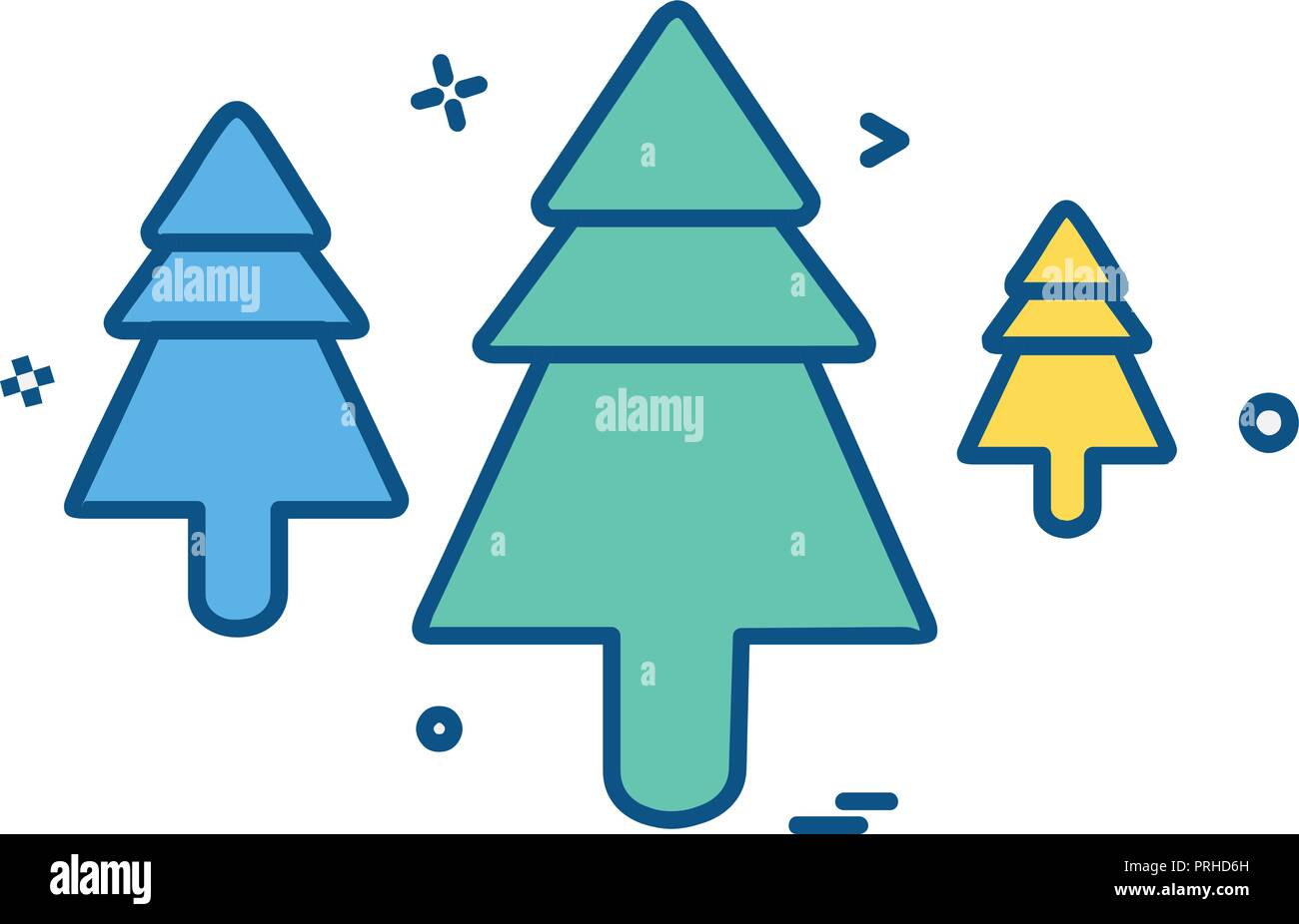 Tree icon design vector Stock Vector Image & Art - Alamy
