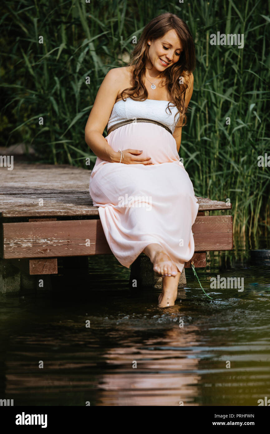 Pregnant Women In Water