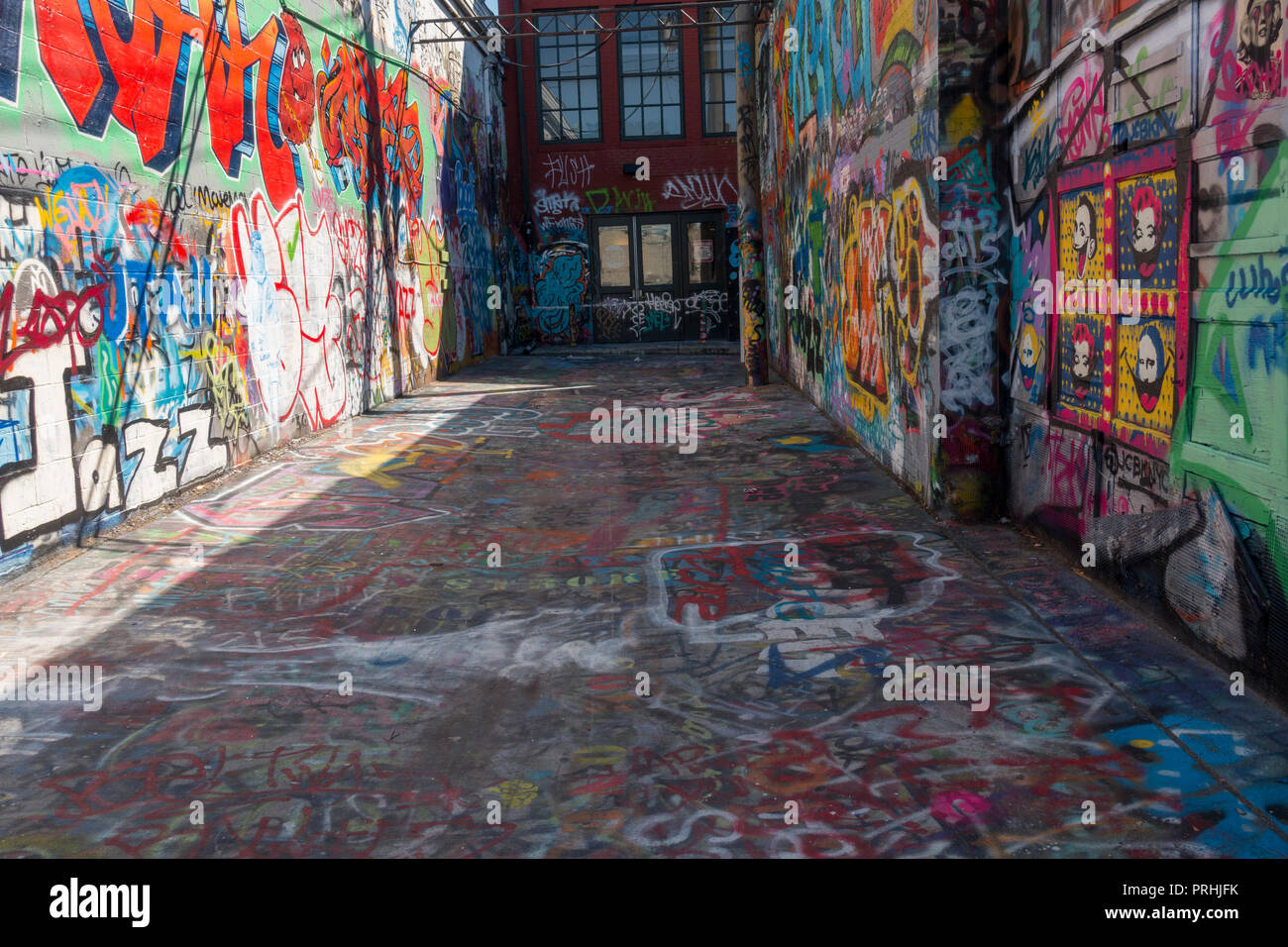 Graffiti wall mural Baltimore Maryland Stock Photo Alamy