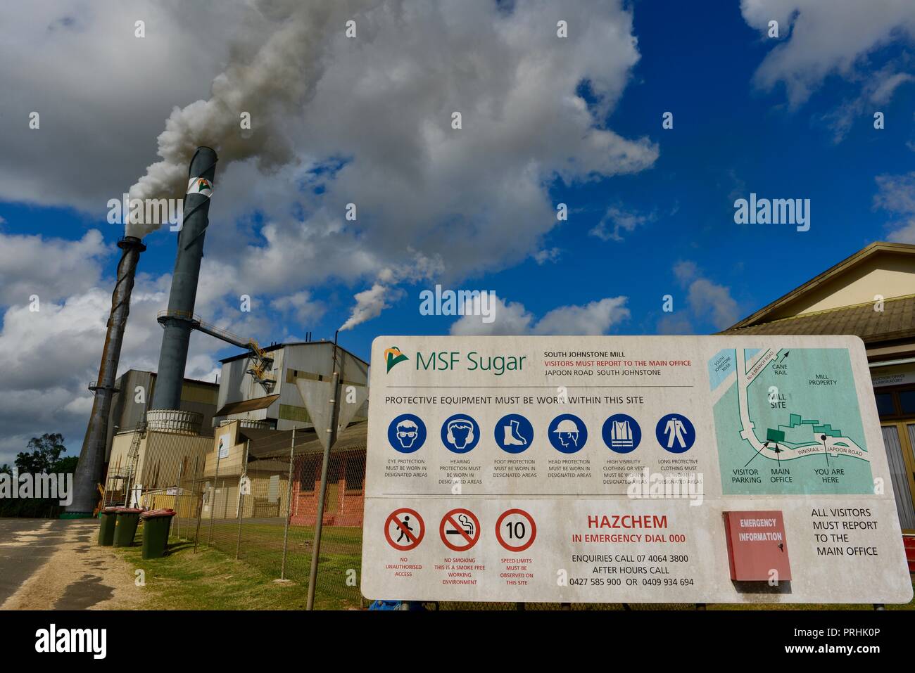 MSF South Johnstone sugar mill, Queensland, Australia Stock Photo Alamy