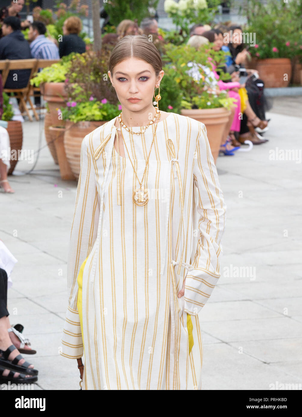New York Ny September 11 2018 Gigi Hadid Walks The