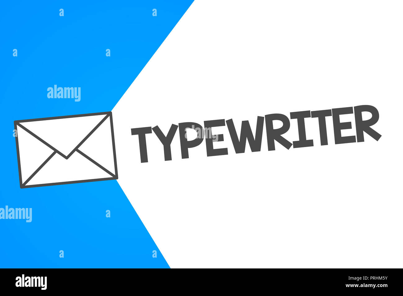 Handwriting text Typewriter. Concept meaning Electric electronic