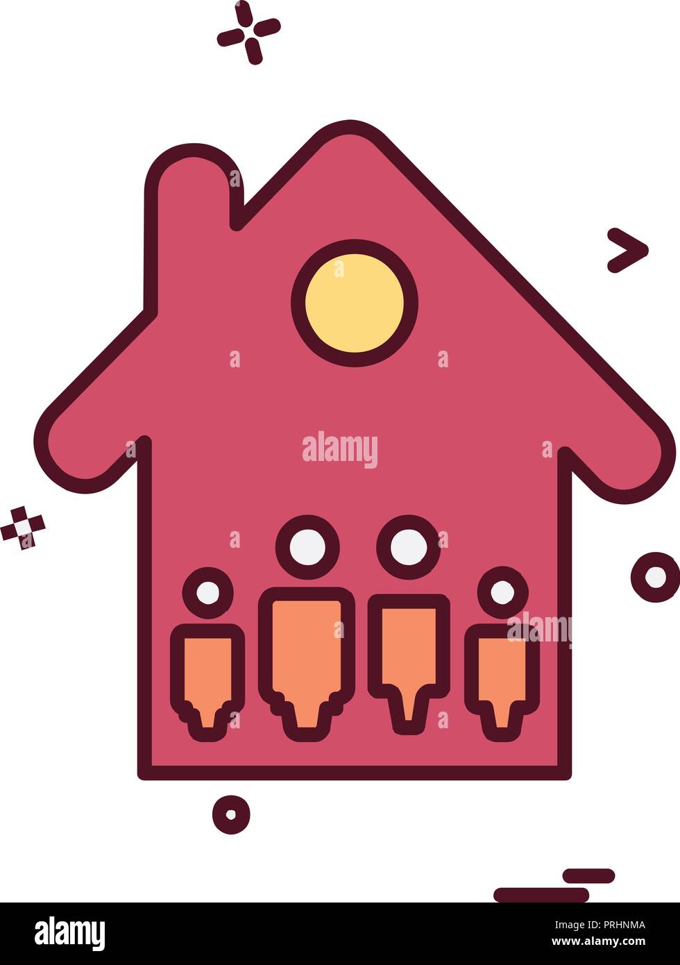 Home icon design vector Stock Vector Image & Art - Alamy