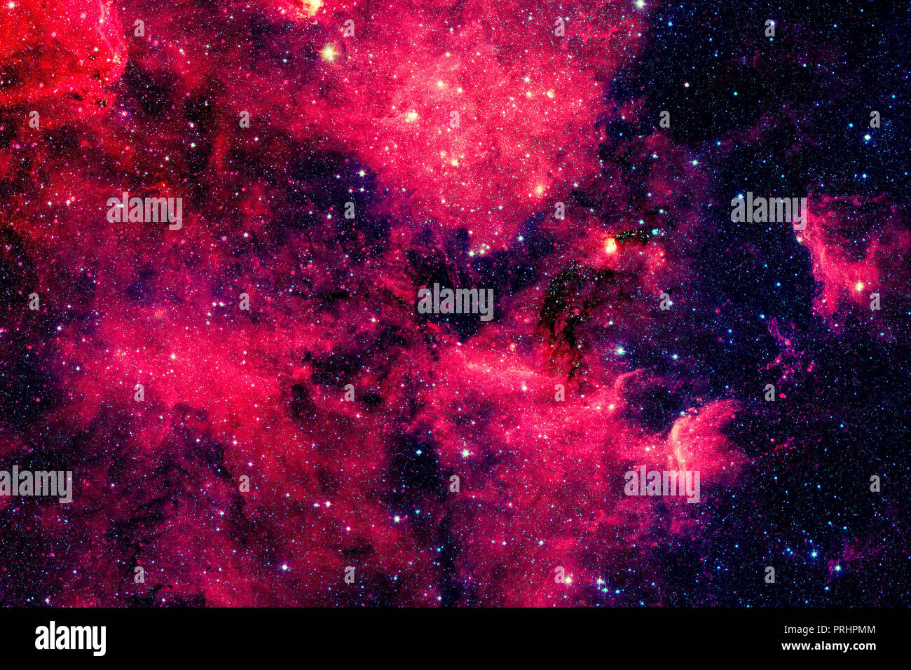 Red galaxy. Elements of this image furnished by NASA Stock Photo Alamy