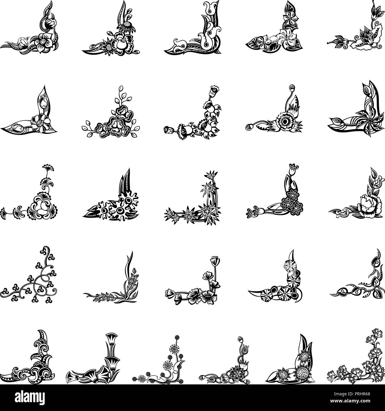 Filigree Vector Pattern Stock Photos & Filigree Vector Pattern Stock