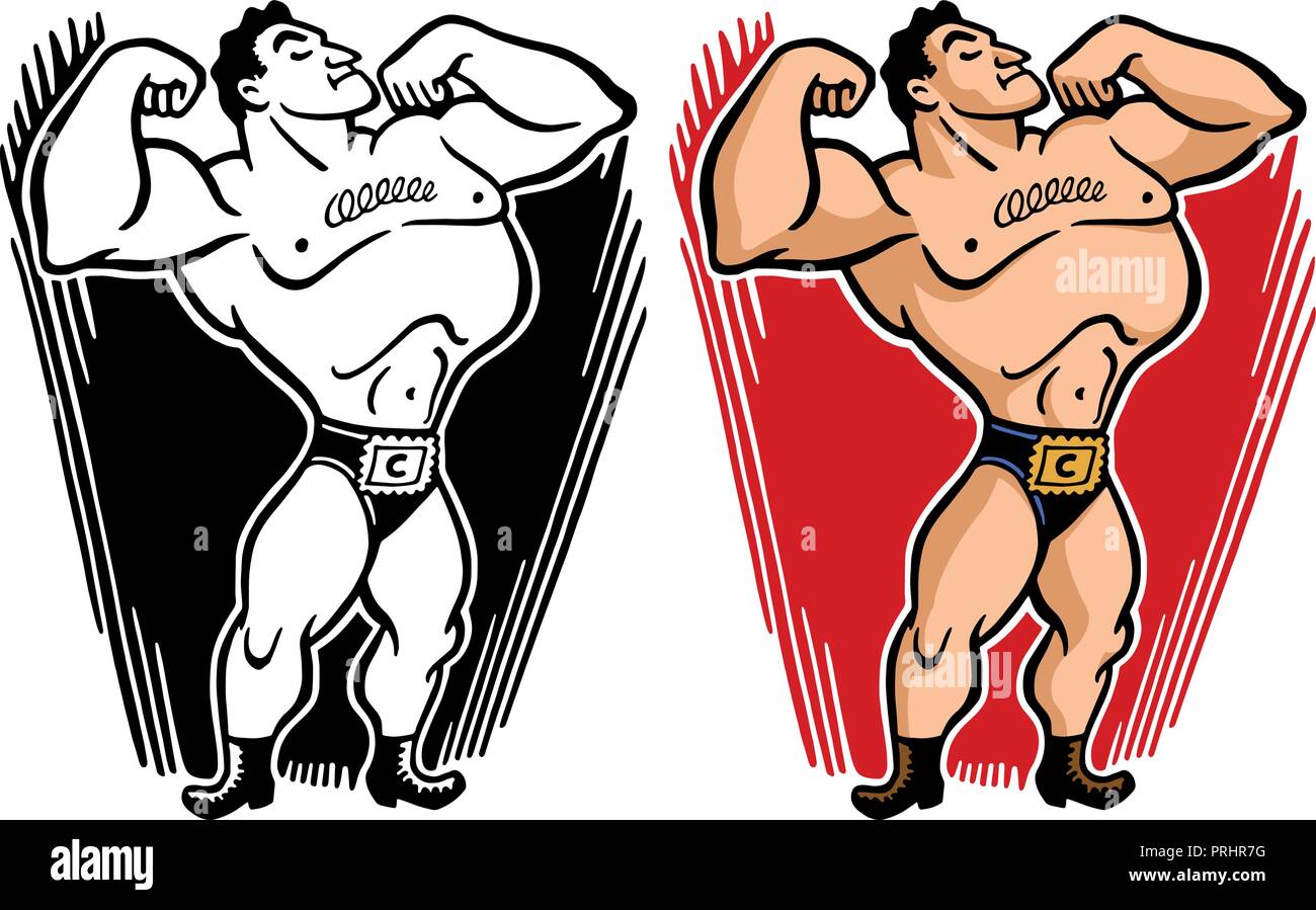 Cartoon bodybuilder hi-res stock photography and images - Alamy Cartoon bodybuilder hi-res stock photography and images - Alamy