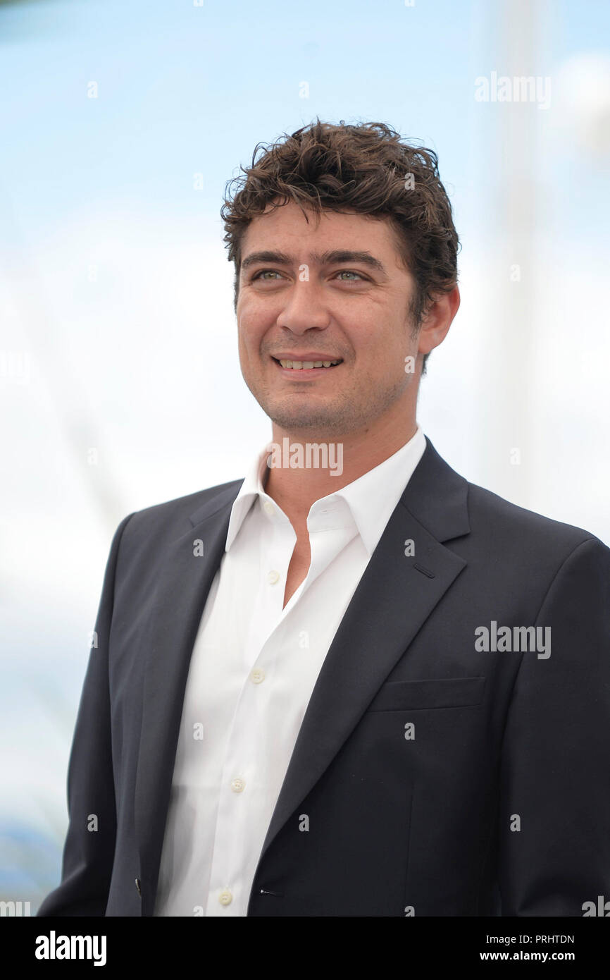 71st Cannes Film Festival: actor Riccardo Scamarcio here for the promotion of the film “Eurofia”, on 2018/05/15 Stock Photo