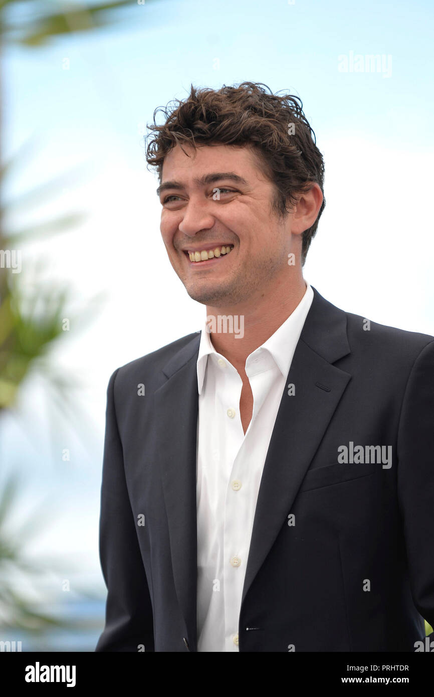 71st Cannes Film Festival: actor Riccardo Scamarcio here for the promotion of the film “Eurofia”, on 2018/05/15 Stock Photo