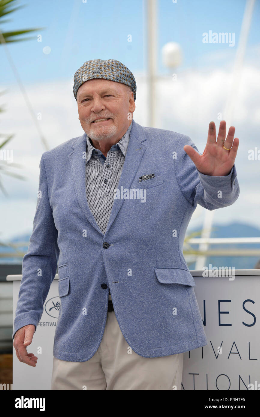 71st Cannes Film Festival: actor Stacy Keach here for the promotion of the film “Rendez-vous with...”, on 2018/05/15 Stock Photo