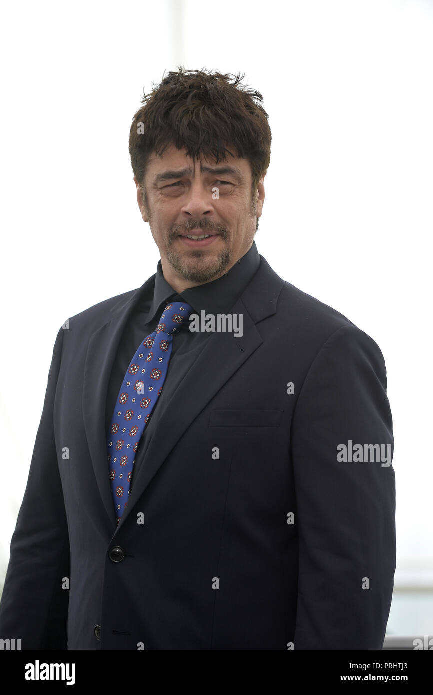 Cannes (south-eastern France). 71st Cannes Film Festival. Benicio Del Toro. Photocall: jury of 'Un certain Regard', a section of the official selectio Stock Photo