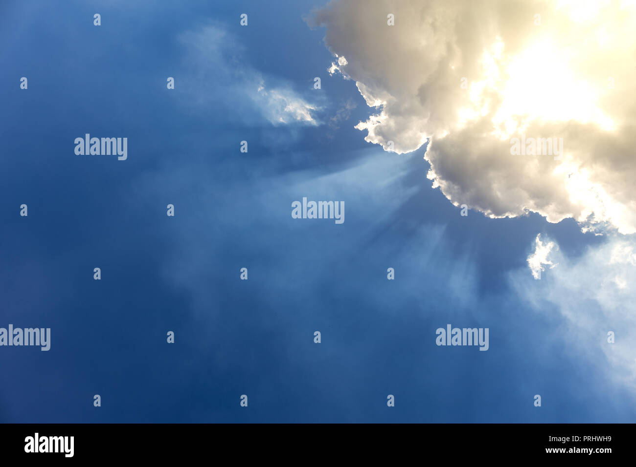 The clear cloud and sky in the summer season Stock Photo - Alamy