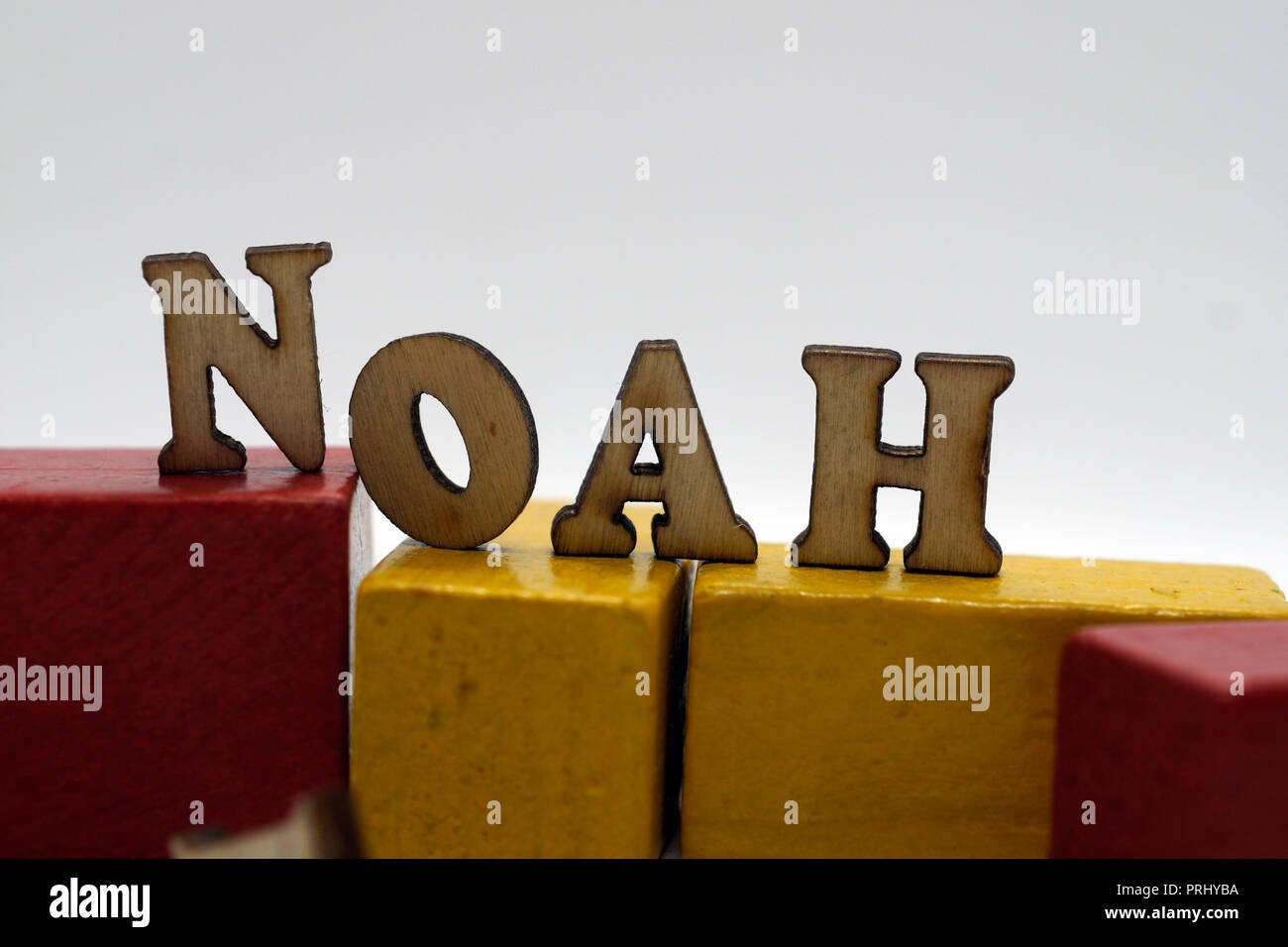 popular male first name noah Stock Photo