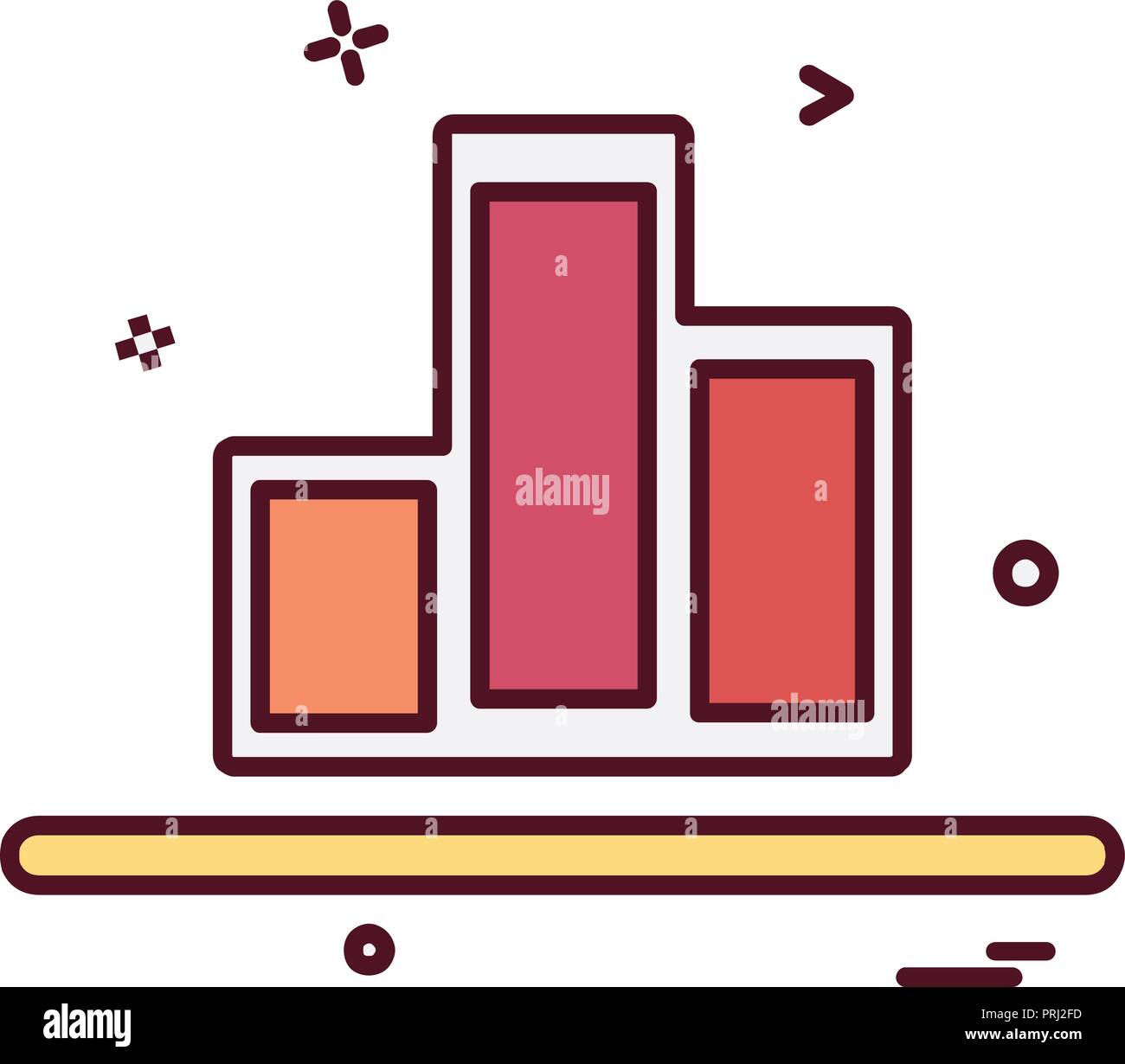 Graph icon design vector Stock Vector Image & Art - Alamy