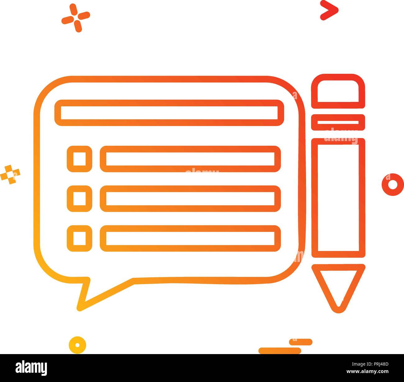 Message icon design vector Stock Vector Image & Art - Alamy