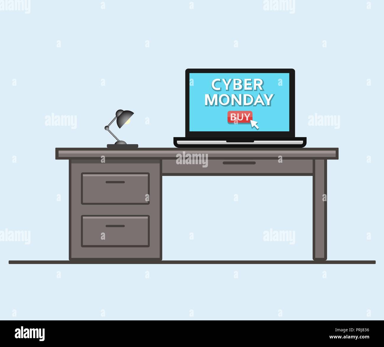 Buyer computer Stock Vector Images - Alamy