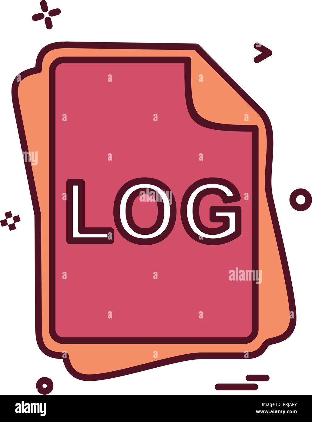 Log file Stock Vector Images - Alamy