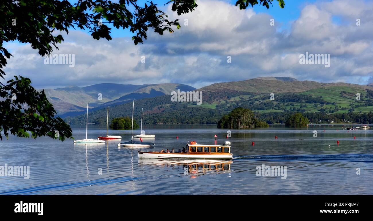 The Lake District, Bowness on Windermere,Cumbria,England,UK Stock Photo