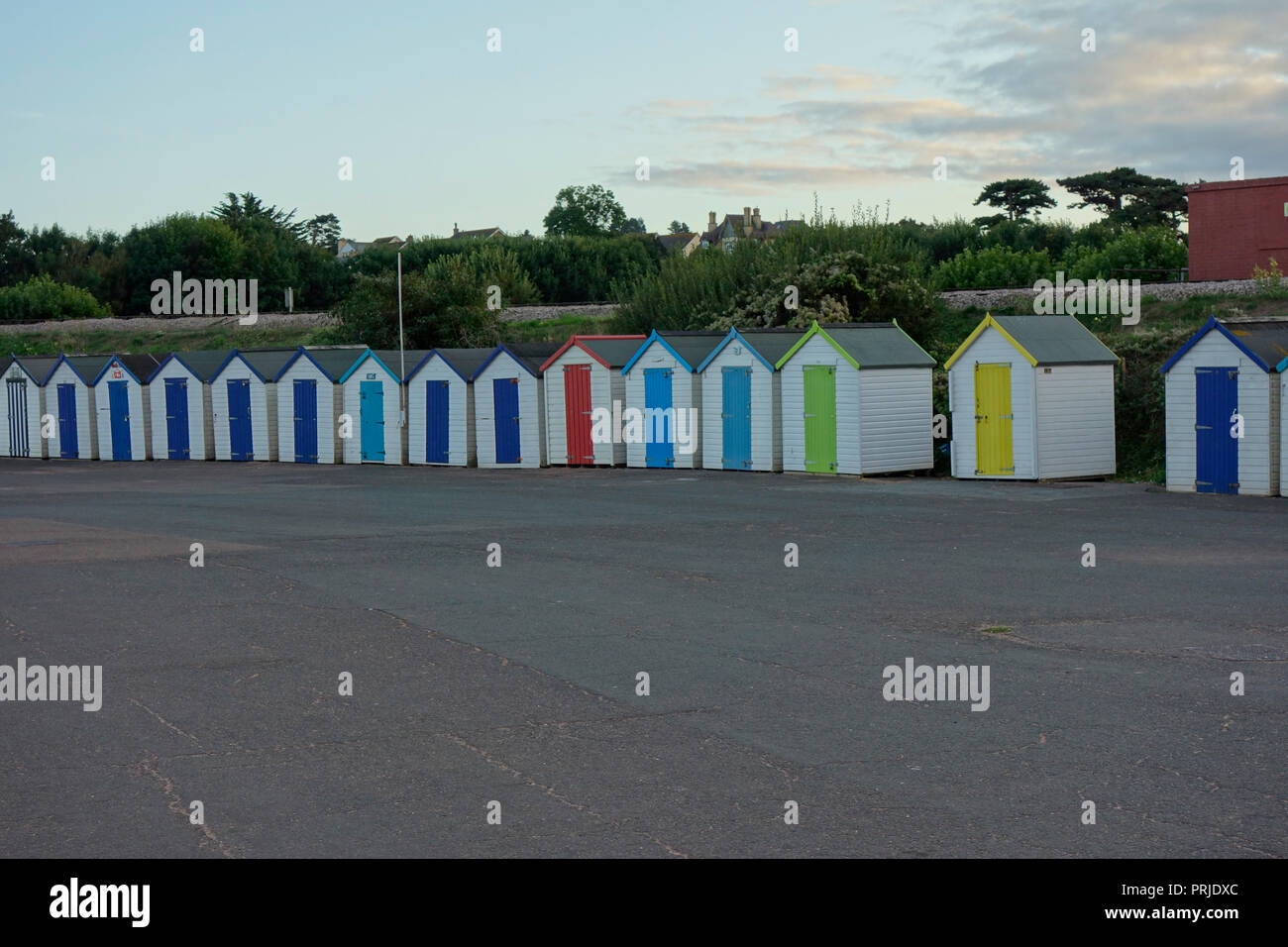 Beach Huts at Goodrington Sands, Paignton, Devon, UK Stock Photo Alamy