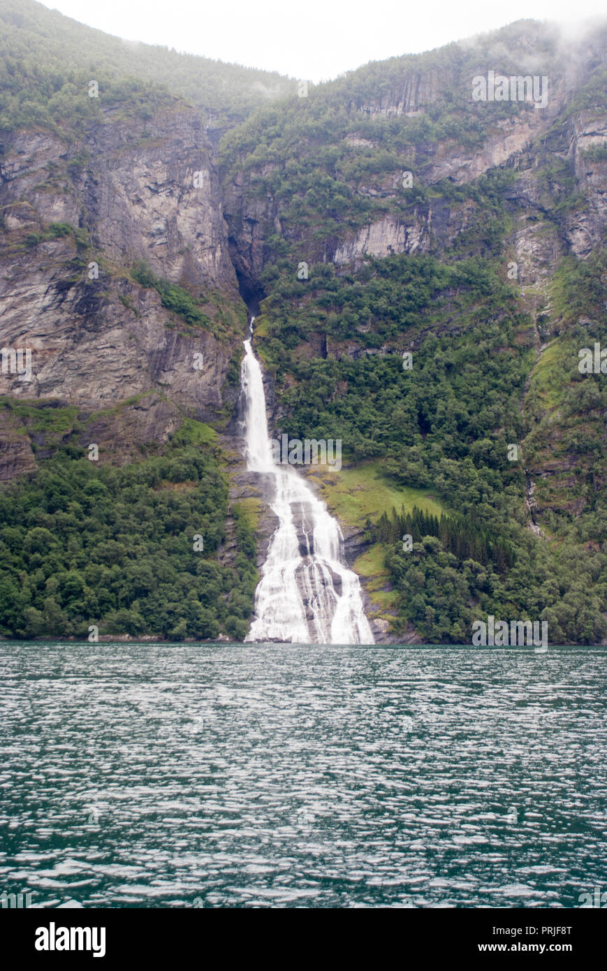 Norway Bridal Veil Falls Geirangerfjord Europe travel destination