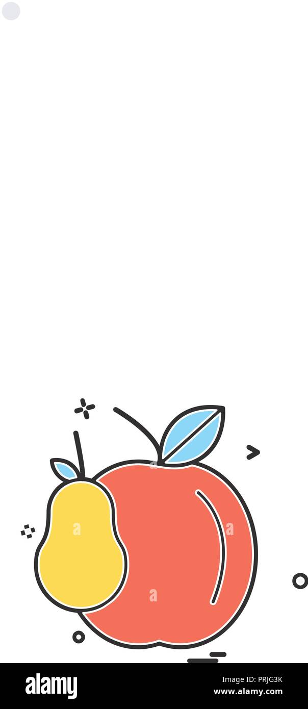 Fruits icon design vector Stock Vector Image & Art - Alamy