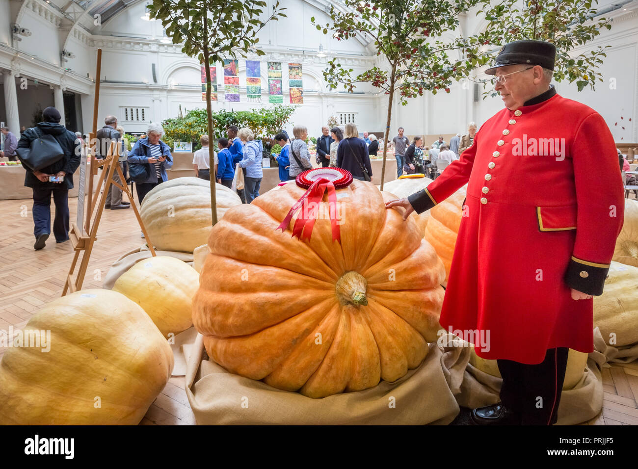 London, UK. 2nd Oct 2018. RHS Harvest Festival Show. Credit: Guy Corbishley/Alamy Live News Stock Photo