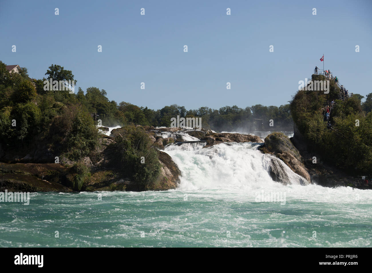 Rhine Falls Of Schaffhausen Neuhausen Am Rheinfall Schaffhausen Switzerland Stock Photo Alamy