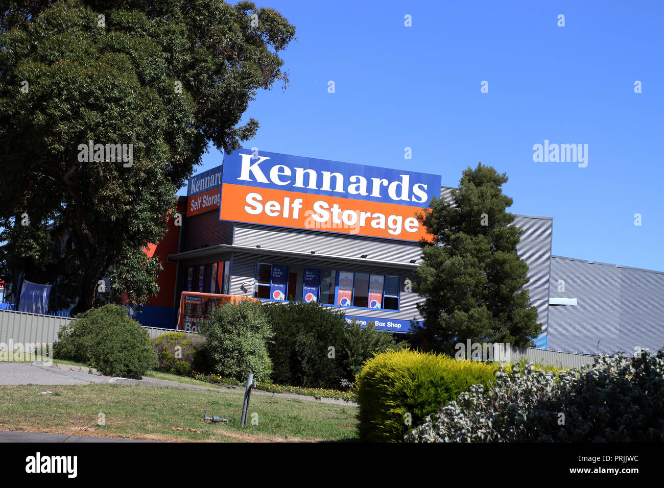 Kennards Self Storage in Melbourne Australia Stock Photo