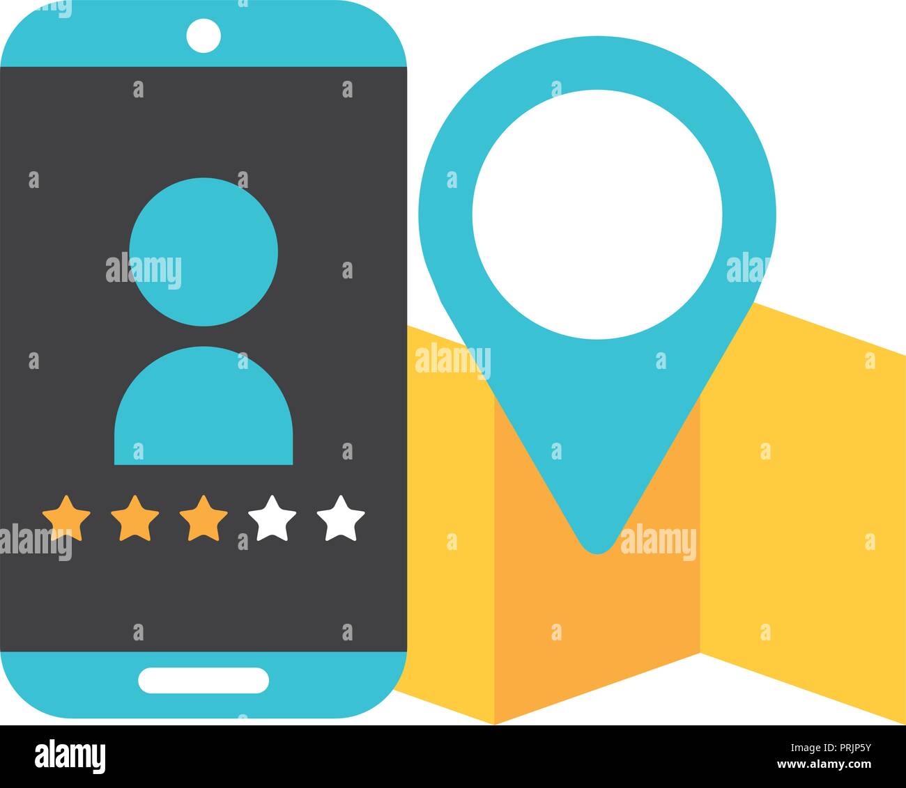 smartphone password map location big data security Stock Vector Image ...