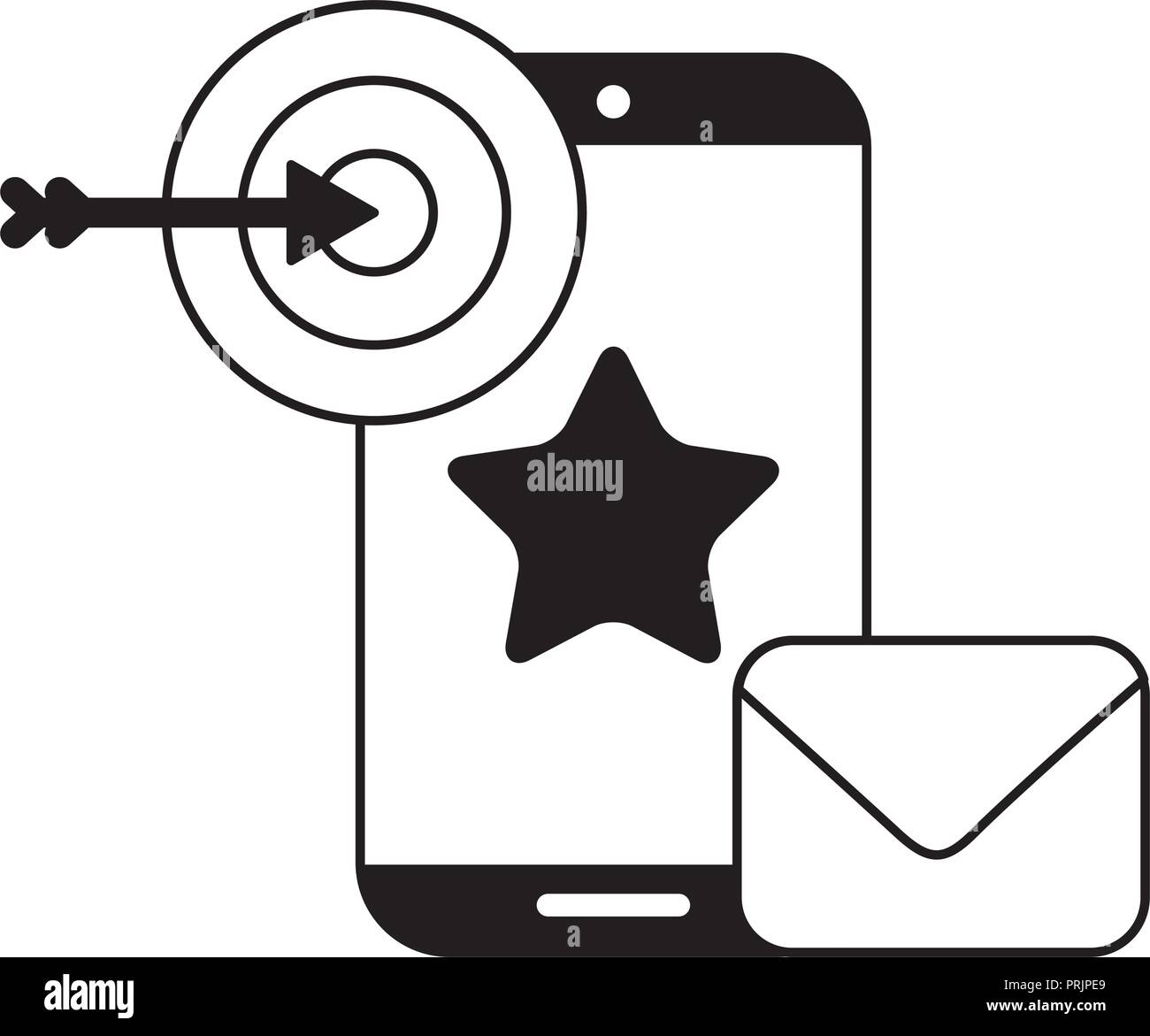 Email target Stock Vector Images - Alamy