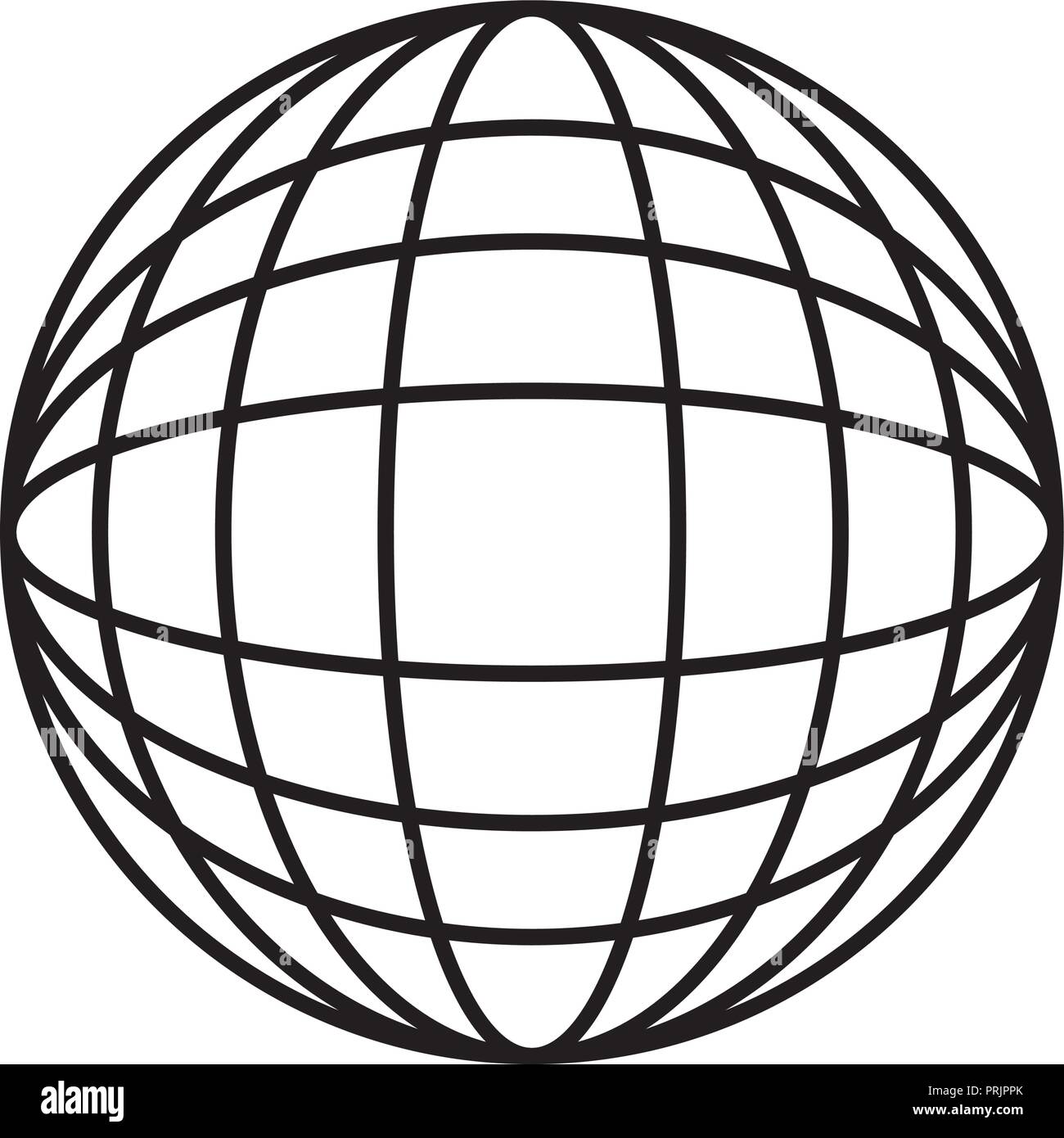 globe world trade connection international Stock Vector