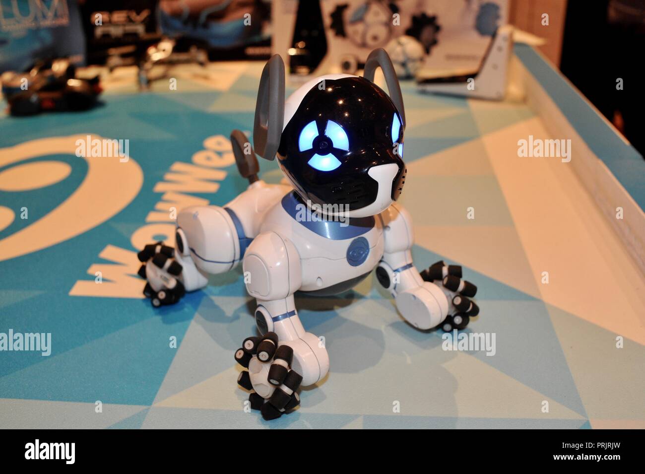 WowWee CHiP robot toy dog, demonstration at the Consumer Show (CES) in Las Vegas, USA Stock Photo - Alamy