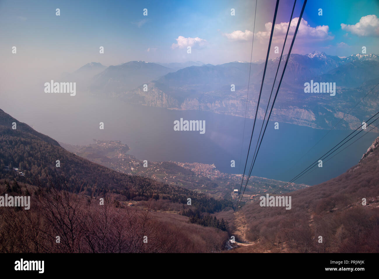 Malcesine cable car italy hires stock photography and images Alamy