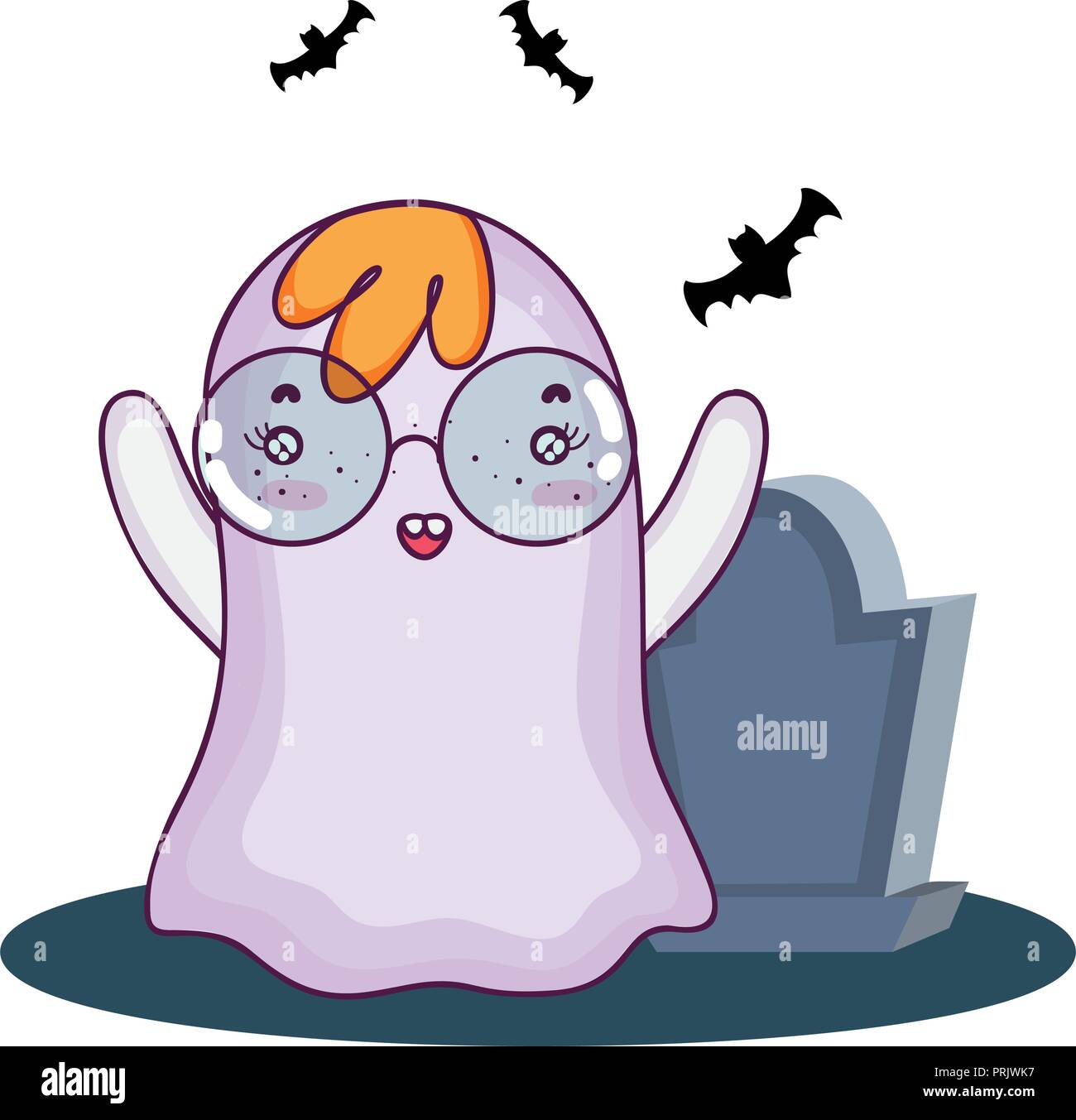 Halloween cute cartoons Stock Vector Image & Art - Alamy
