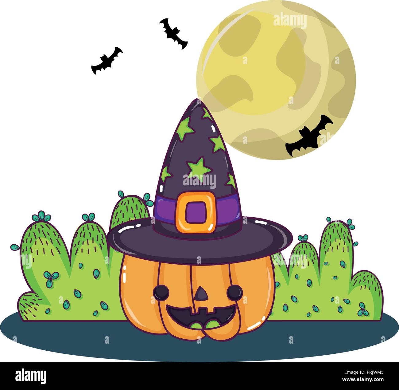 Halloween cute cartoons Stock Vector Image & Art - Alamy