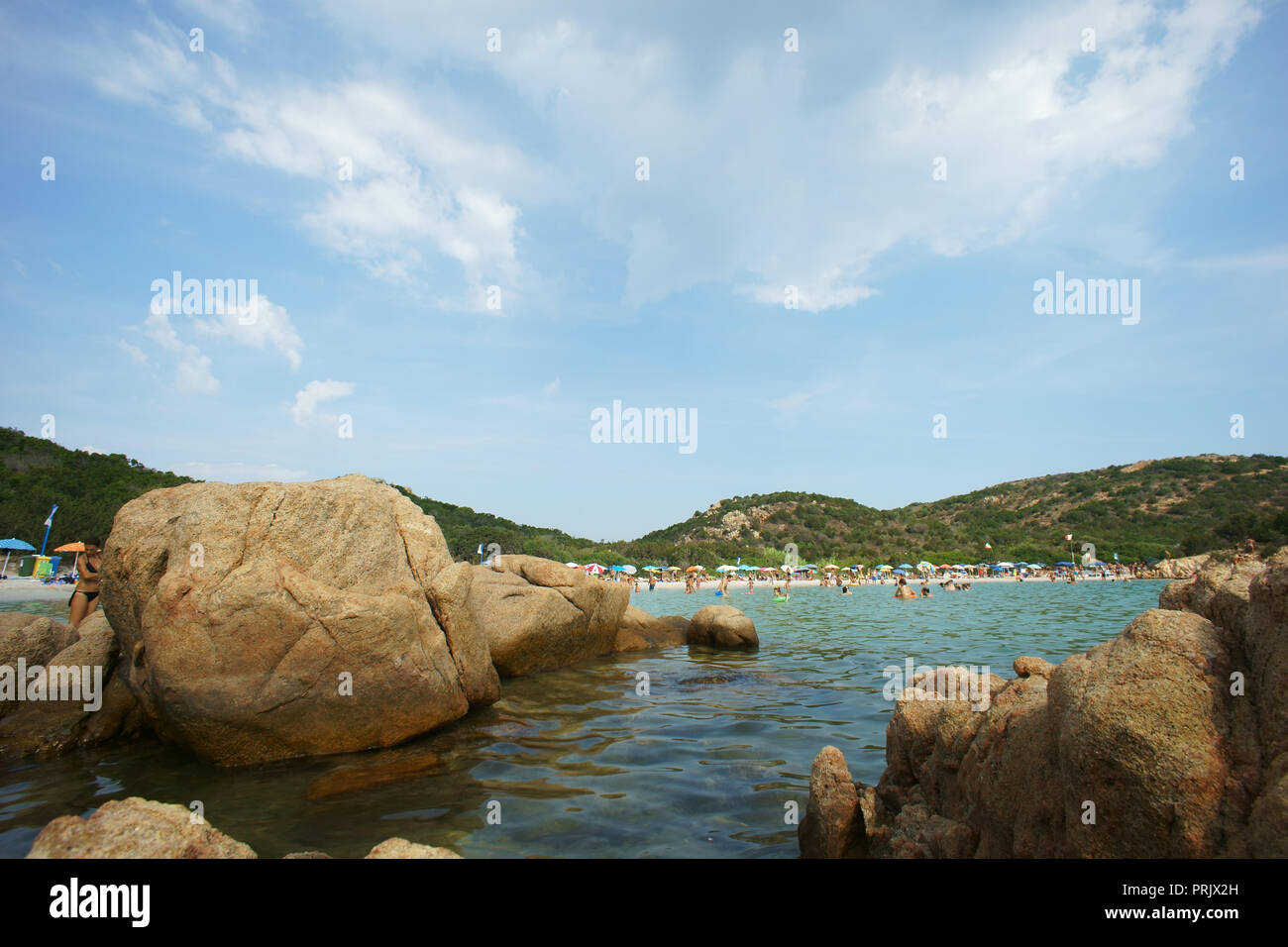 Prince’s Beach, costa smeralda, Sardinia, Italy Stock Photo