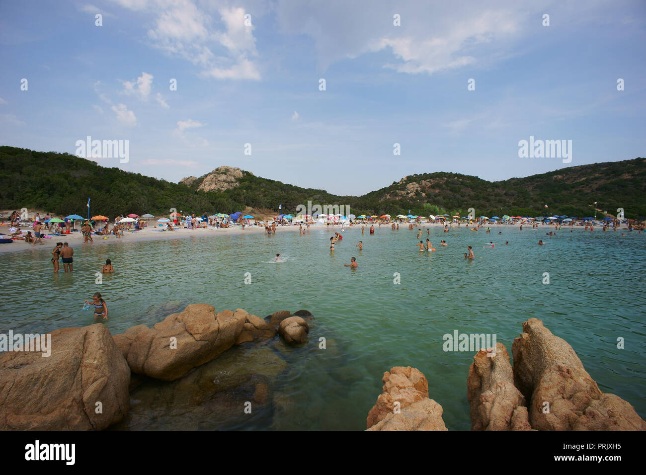 Prince’s Beach, costa smeralda, Sardinia, Italy Stock Photo