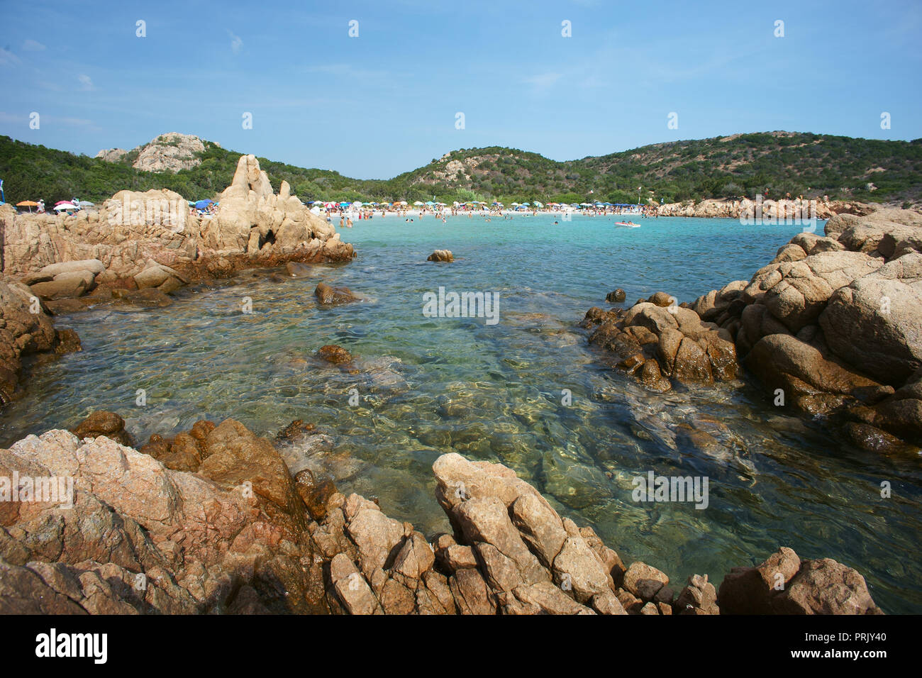 Prince’s Beach, costa smeralda, Sardinia, Italy Stock Photo